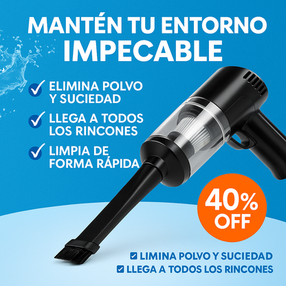 AspiPower - Aspiradora portátil potente para coche y hogar