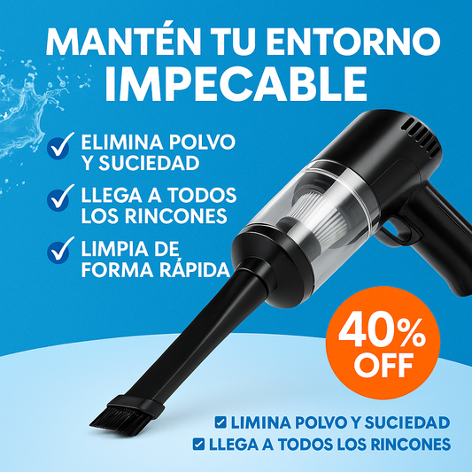 AspiPower - Aspiradora portátil potente para coche y hogar