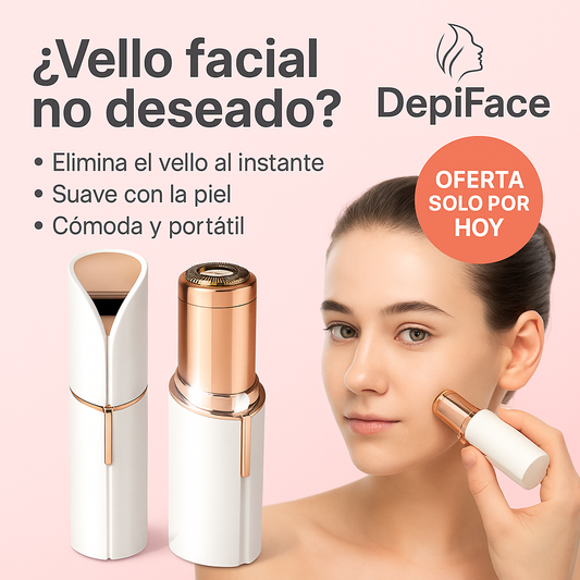 DepiFace - Elimina el Vello Facial Fácil y Sin Irritaciones