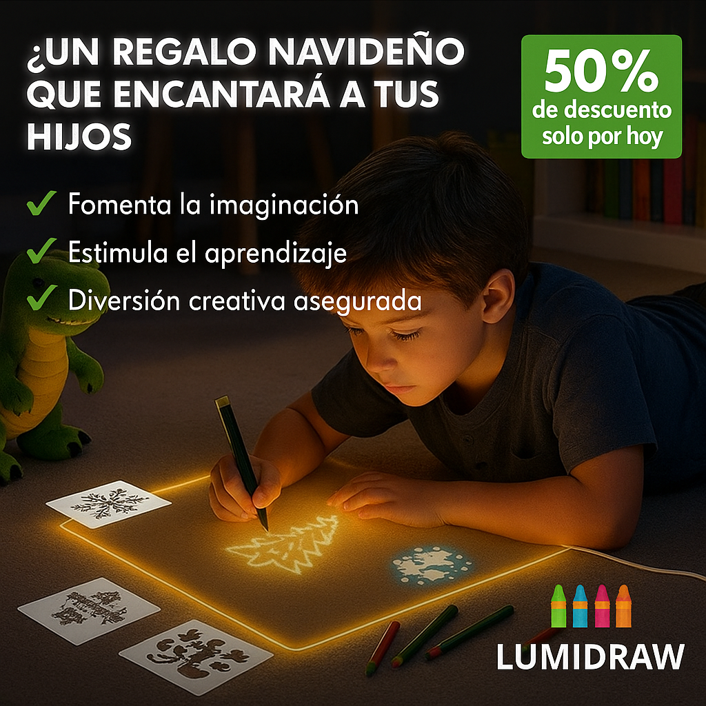 LumiDraw - Encanta a tus hijos con luz mágica