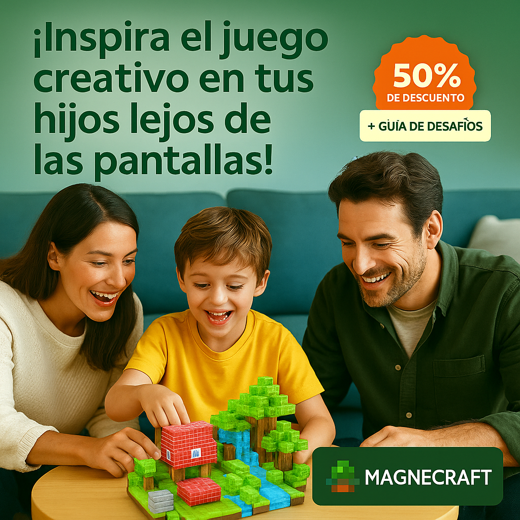 MagneCraft - Menos Pantalla, Más Juego Real Creativo