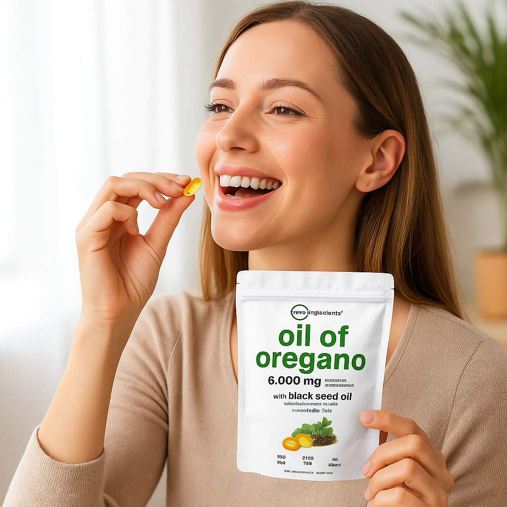 OregaZen - Aceite de Orégano y Semilla Negra para Equilibrio Interno