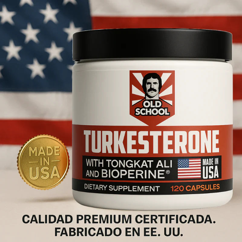 Turkesterone - Más fuerza y rendimiento diario (120 cápsulas)