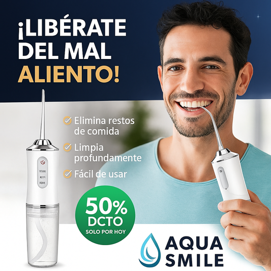 AquaSmile - Elimina mal aliento con limpieza profunda
