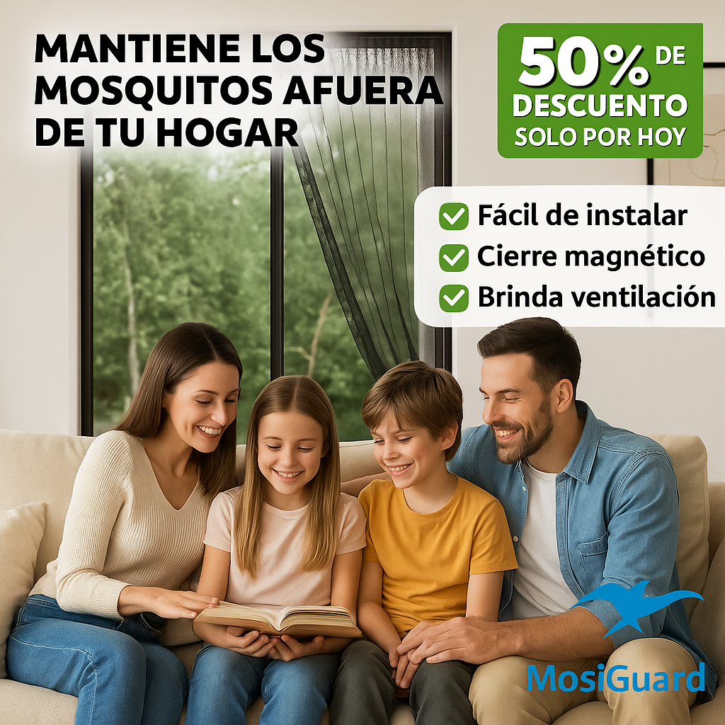 MosquiGuard - Evita mosquitos con ventilación natural