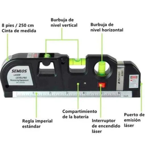 LaserLine - Mide y nivela con precisión láser
