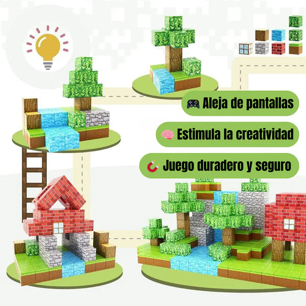 MagneCraft - Menos Pantalla, Más Juego Real Creativo