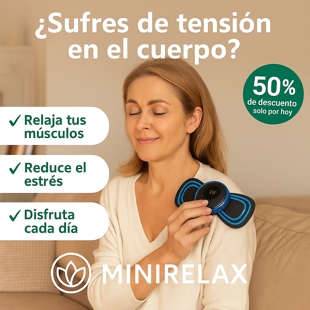 MiniRelax - Reduce tensión y relaja al instante