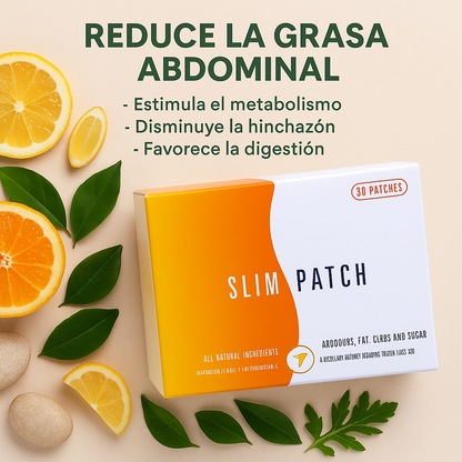 SlimPatch - 90 Parches Adelgazantes que Ayudan a Reducir Grasa y Deshinchar Abdomen