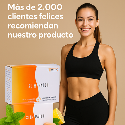 SlimPatch - 90 Parches Adelgazantes que Ayudan a Reducir Grasa y Deshinchar Abdomen