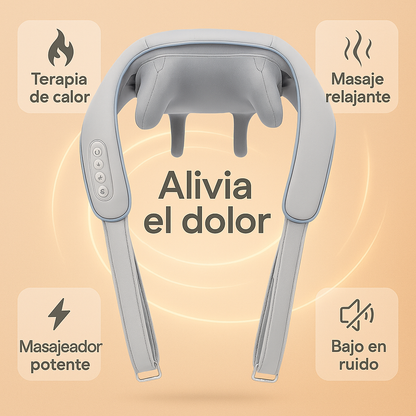 MasajePro - Masajeador Corporal con Calor para Cuello, Espalda y Cuerpo