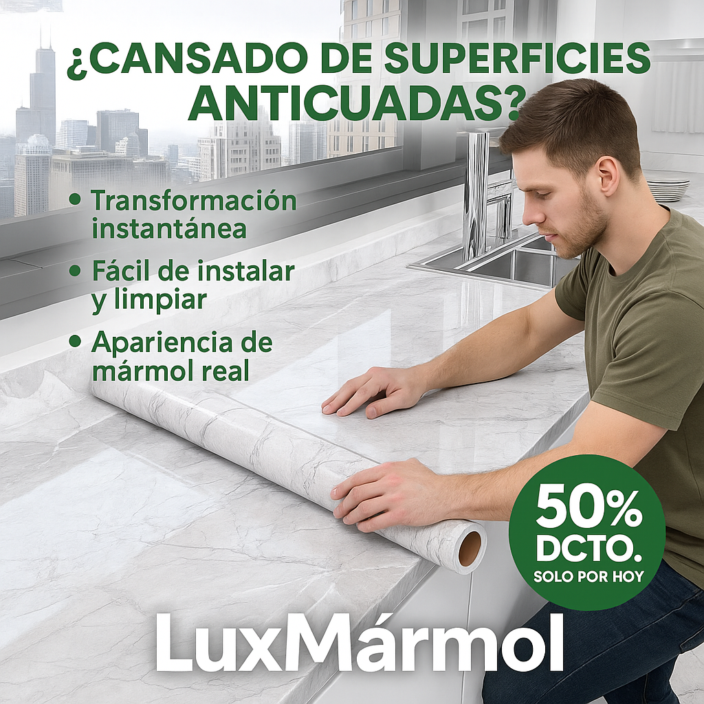 LuxMarmol - Renueva espacios con lujo inmediato