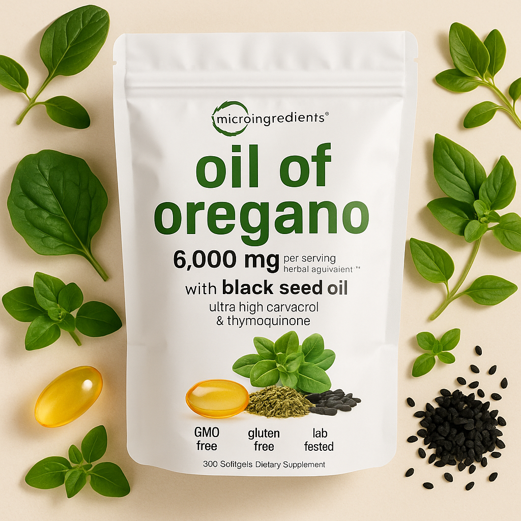 OregaZen - Aceite de Orégano y Semilla Negra para Equilibrio Interno