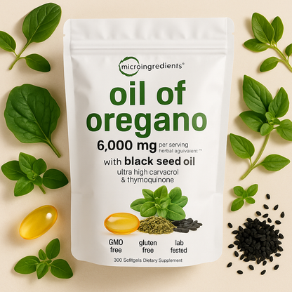 OregaZen - Aceite de Orégano y Semilla Negra para Equilibrio Interno